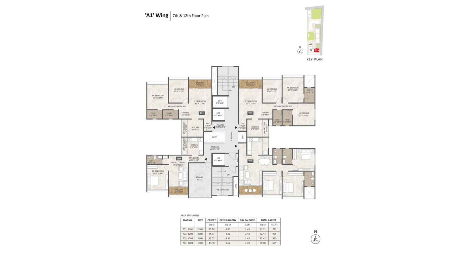 Suyog-Unitary-Esson-Liora-Codename-Floor-Plan-A1-Wing-7th-&-12th