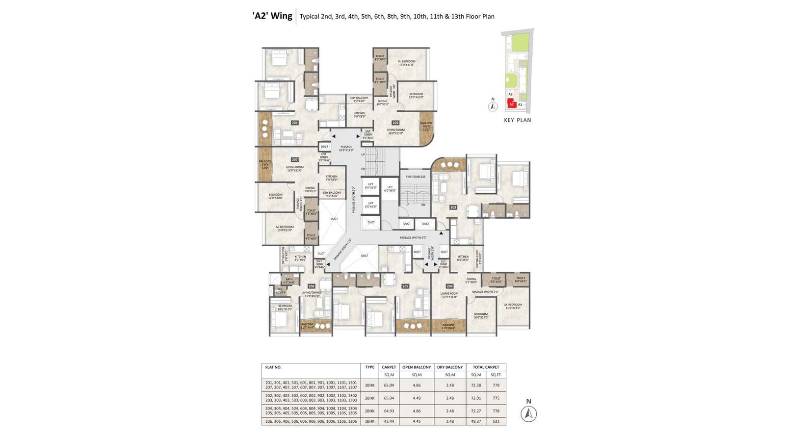 Suyog-Unitary-Esson-Liora-Codename-Floor-Plan-A2-Wing-2-to-13th