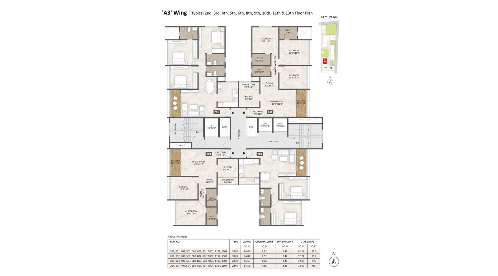 Suyog-Unitary-Esson-Liora-Codename-Floor-Plan-A3-Wing-2-to-13th